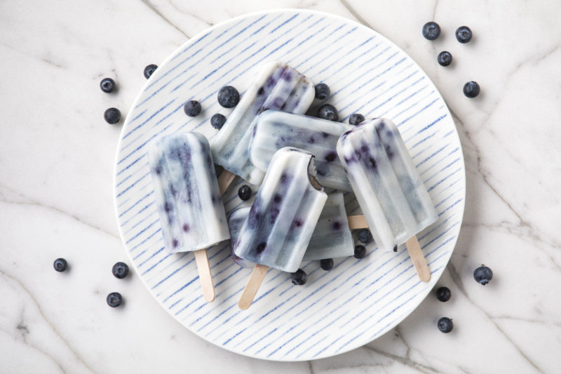 Blueberry Popsicles