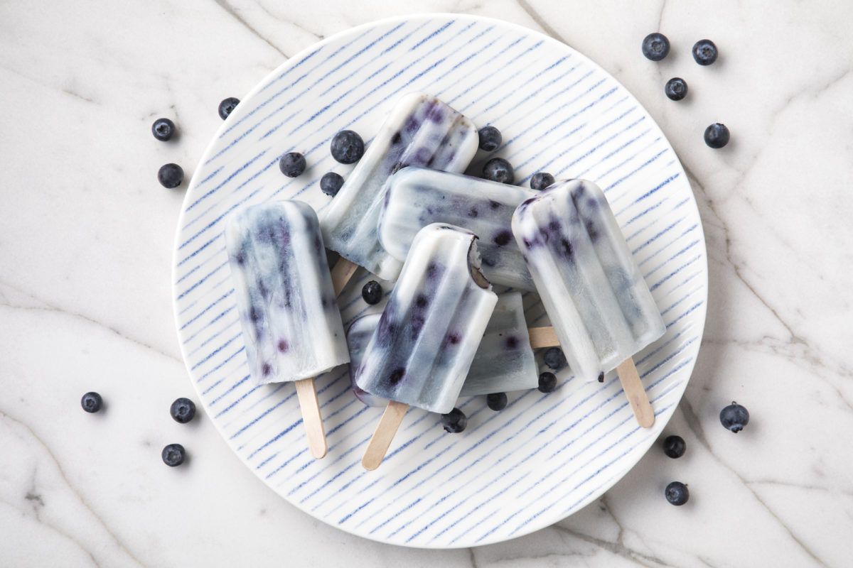 Blueberry Popsicles