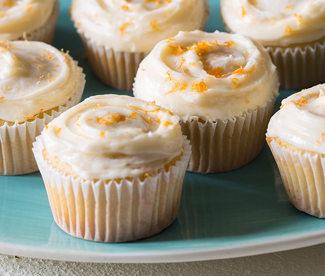 Butter Cupcakes With Grapefruit Buttercream