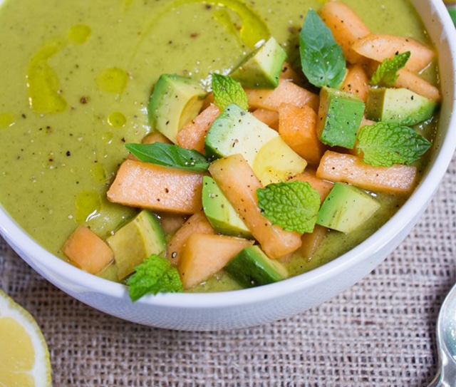 Cantaloupe Avocado Soup