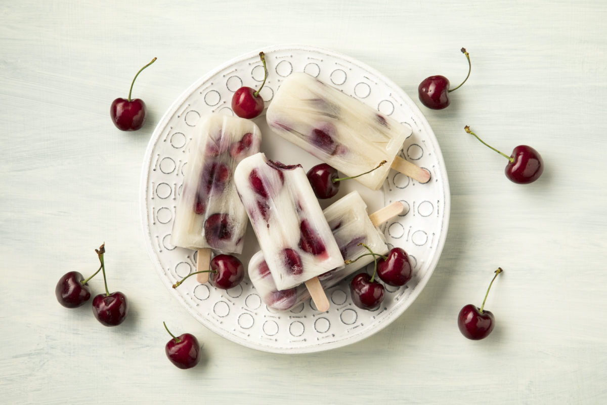Almond Breeze® Cherry Ice Pops