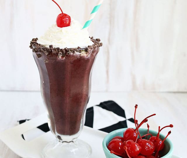 Chocolate Covered Cherry Shake