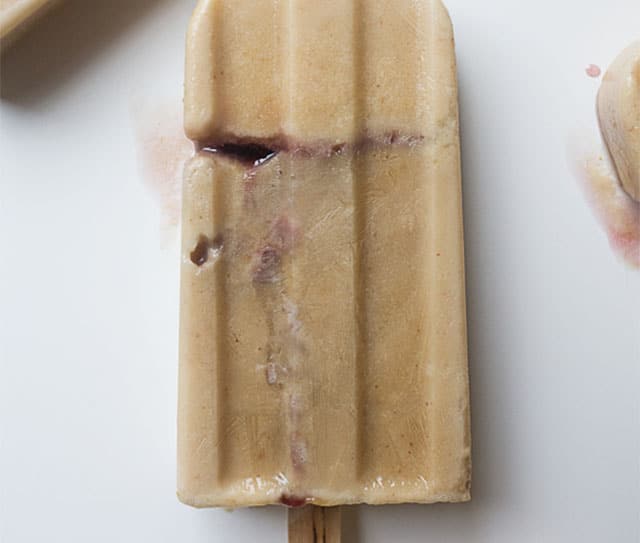 Peanut Butter and Jelly Popsicles