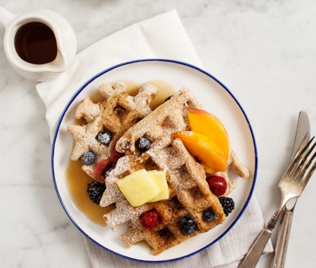 Whole Wheat Vegan Waffles