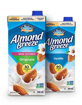 Cartons de longue conservation Almond Breeze