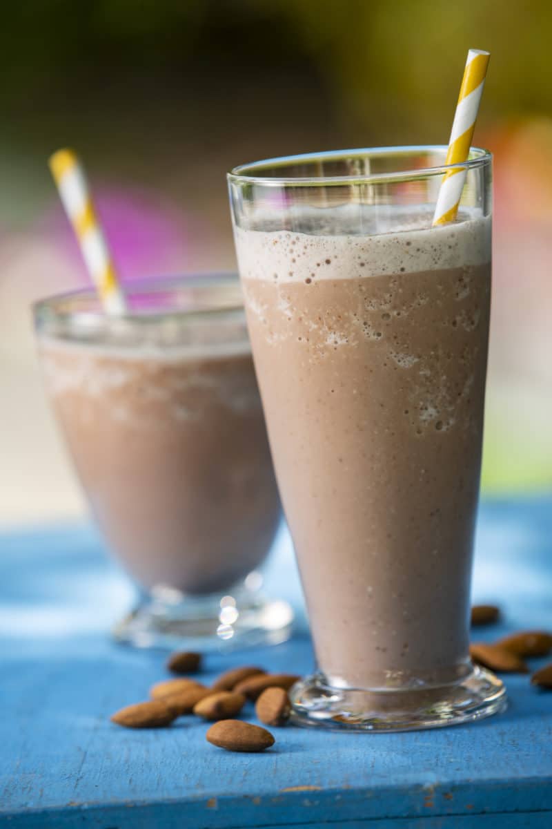 Chocolate Almond Banana Smoothie